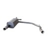 MARMITTA SPORTIVA DOPPIO SCARICO NOVUS AUDI A3 GOLF IV BEETLE
