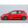 Scarico sportivo fiat grande punto ovale 135 *75mm terminale in acciaio