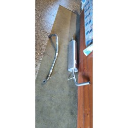 MARMITTA CENTRALE E FINALE COMPLETO VOLKSWAGEN UP SEAT M2 DAL 2011