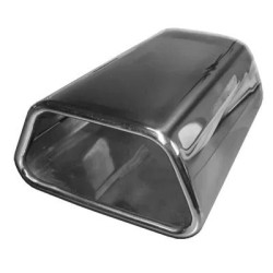 codino terminale marmitta trapezio acciaio mercedes opel vw