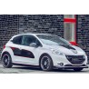SCARICO SPORTIVO 1X90mm PEUGEOT 208 ACCIAIO