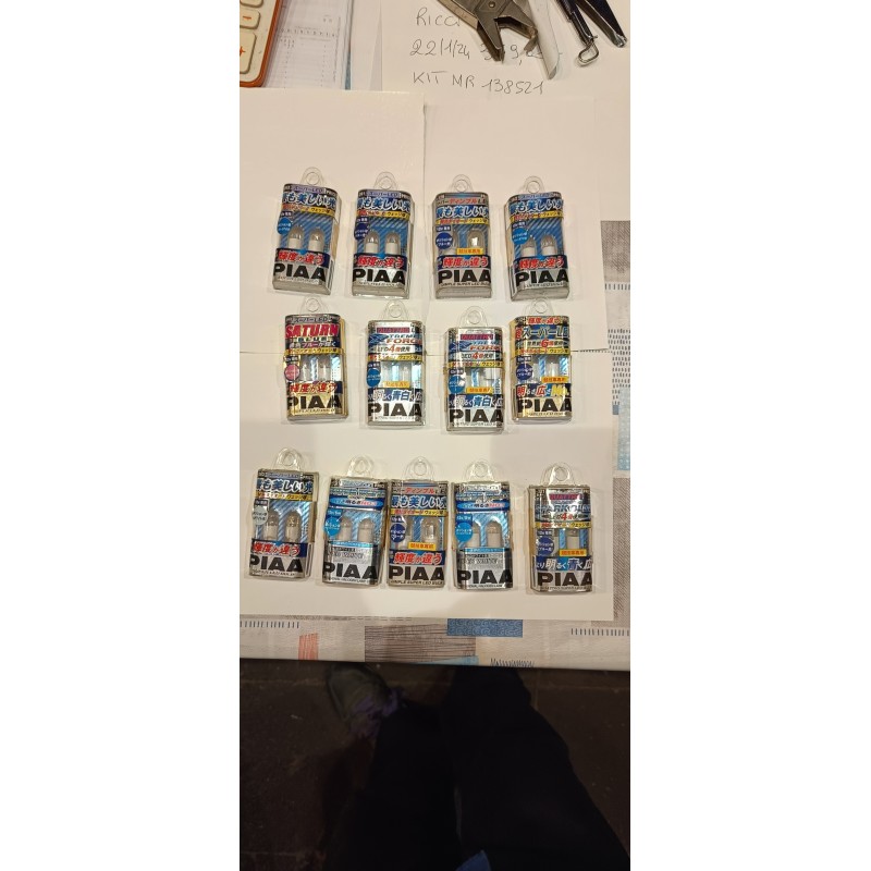 SET LAMPADE LED PIAA T10 VARI COLORI E VERSIONI 13PZ