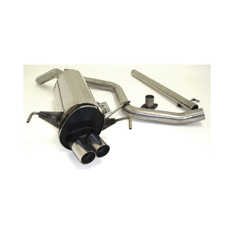 kit completo marmitta alfa 156 acciaio con centrale berlina e sportwagon