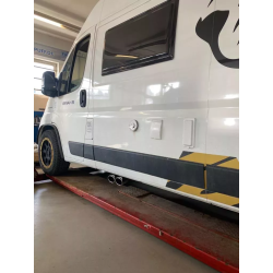 scarico sportivo laterale fiat Ducato 2,3l D 88kW fox exhaust