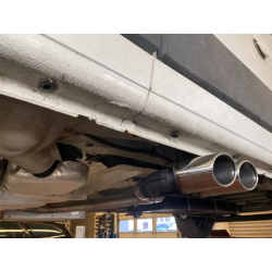 scarico sportivo laterale fiat Ducato 2,3l D 88kW fox exhaust