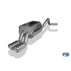 scarico sportivo renault megane 1.5 dci III 63 68 78 81 kw acciaio fox