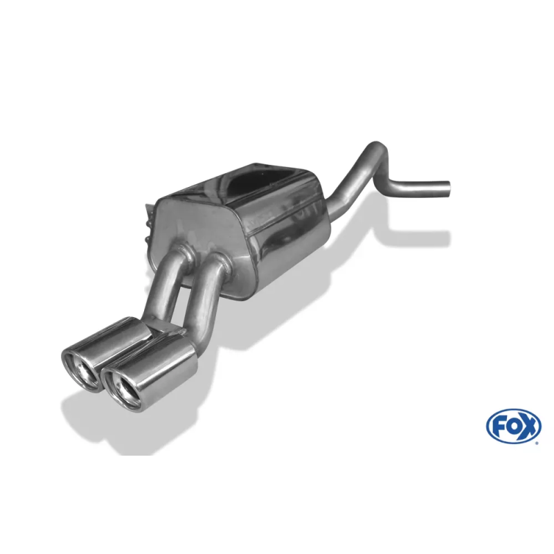 scarico sportivo renault megane 1.5 dci III 63 68 78 81 kw acciaio fox