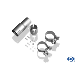 scarico sportivo renault megane 1.5 dci III 63 68 78 81 kw acciaio fox