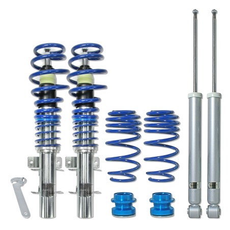 kit ammortizzatori regolabili volkswagen polo 9n 9n2 9n3 fox