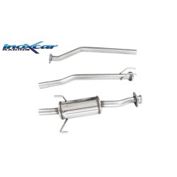 centrale sportivo silenziato kit 3 pezzi per honda civic type R dal 01 al 05 200cv