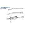 centrale sportivo silenziato kit 3 pezzi per honda civic type R dal 01 al 05 200cv