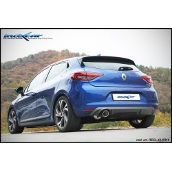 marmitta sportiva acciaio diretta renault clio 5 1.3 tce 121cv