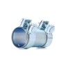 manicotto di giunzione marmitta da 35 a 63mm con doppio collarino