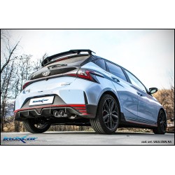 marmitta sportiva acciaio inoxcar hyundai i20 1600 turbo 204cv