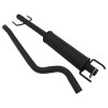tubo centrale 2 pezzi con cassa opel astra H sedan 1.6 1.4 1.8