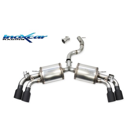 marmitta doppio scarico sportivo audi a3 s3 gy 2.0 tfsi 310cv