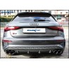 marmitta doppio scarico sportivo audi a3 s3 gy 2.0 tfsi 310cv