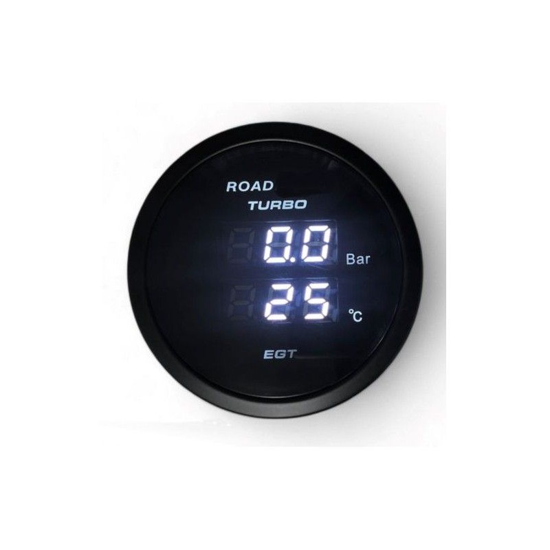 MANOMETRO PRESSIONE TURBO E TERMOCOPPIA IN GRADI