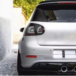 Scarico sportivo marmitta R32 VW Golf 5 o 6 MS-Design centrale