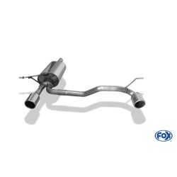 MARMITTA DOPPIO SCARICO SPORTIVO DACIA DUSTER 2WD