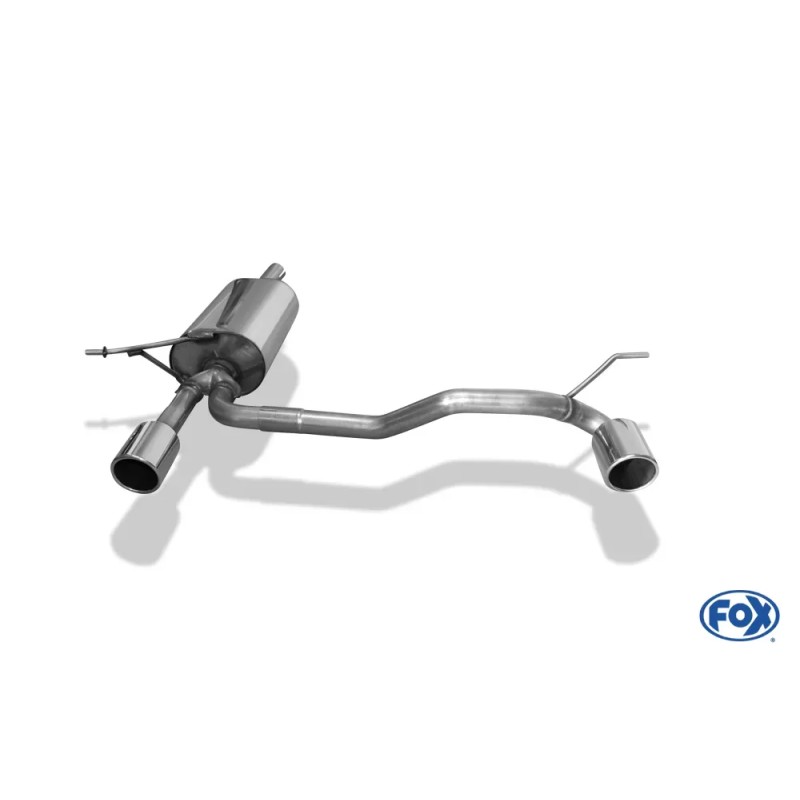 MARMITTA DOPPIO SCARICO SPORTIVO DACIA DUSTER 2WD