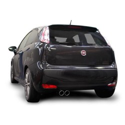 Marmitta scarico sportivo per fiat grande punto 199 2*76mm