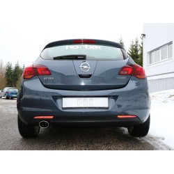 scarico sportivo opel corsa J 1400 turbo acciaio ovale