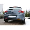 scarico sportivo opel corsa J 1400 turbo acciaio ovale