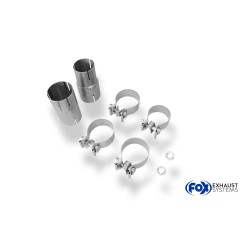 scarico sportivo opel corsa J 1400 turbo acciaio ovale