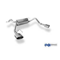 marmitta sportiva duplex doppia opel astra J