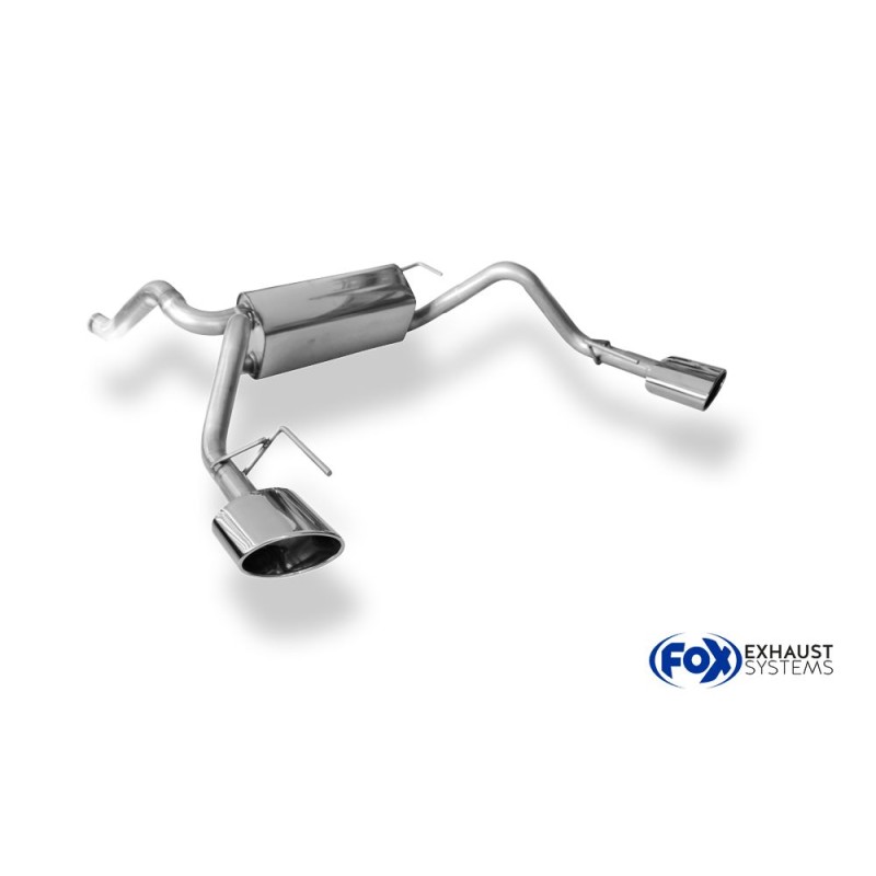 marmitta sportiva duplex doppia opel astra J