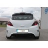 doppio scarico inox opel corsa D 1.0 1.2 1.3 acciaio FOX