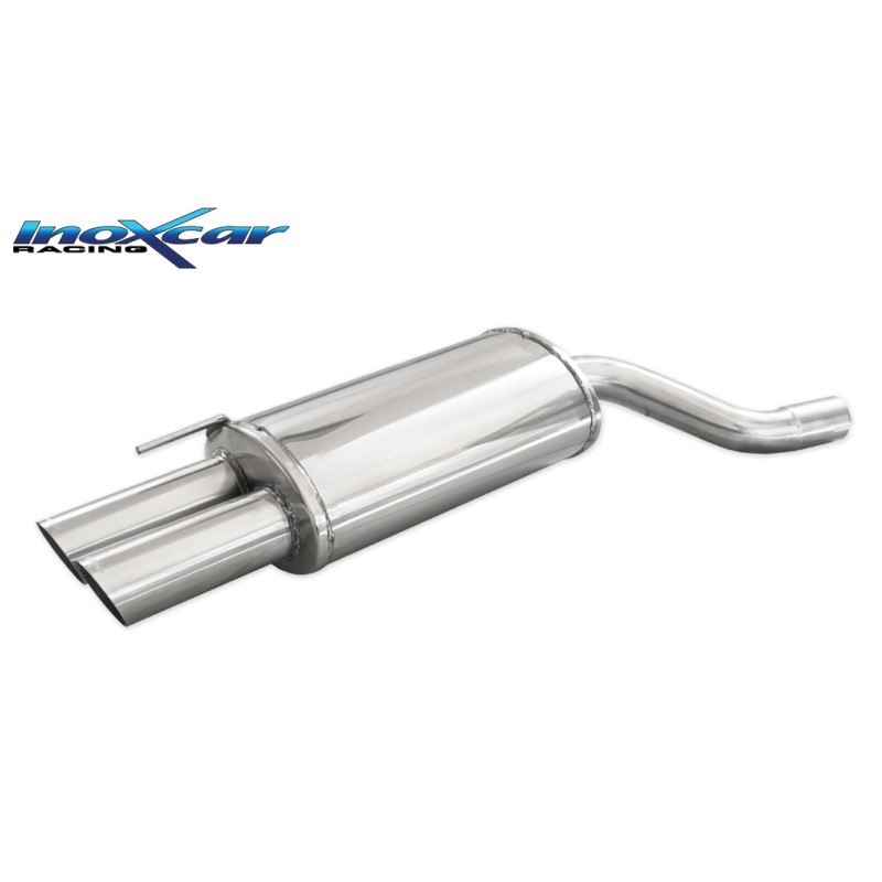 scarico sportivo bmw e46 320d 150cv 136cv dal 2001 2 x 80mm