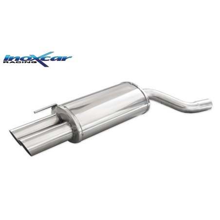 scarico sportivo bmw e46 320d 150cv 136cv dal 2001 2 x 80mm