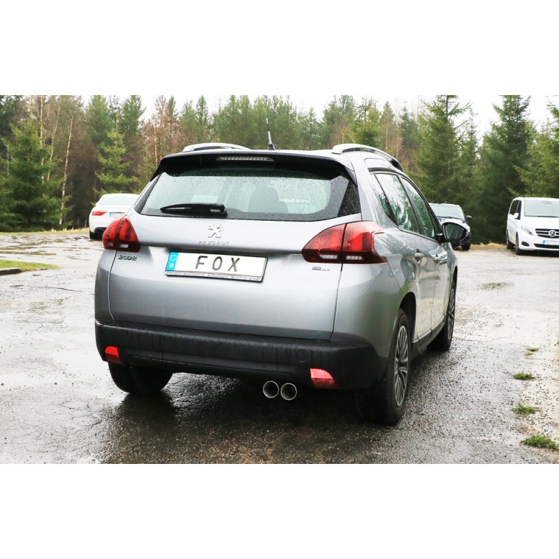 marmitta posteriore sportiva peugeot 2008 1.2cc acciaio