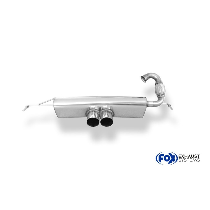 scarico sportivo smart 453 900cc 1000cc doppio centrale