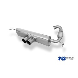 scarico sportivo smart 453 900cc 1000cc doppio centrale