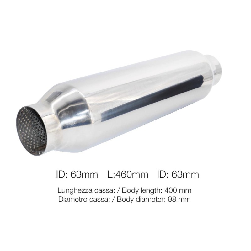 Silenziatore universale id 60mm - ESR3