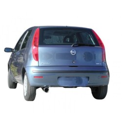 marmitta sportiva silenziatore fiat punto 2 tipo 188 scarico singolo da 76mm RL design