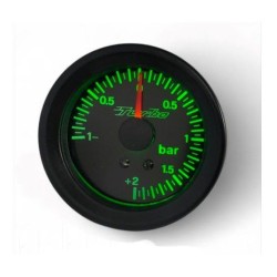 DEPO SERIE ROAD manometro turbo -1+2 bar VERDE