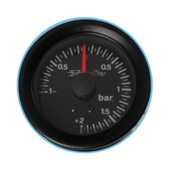 DEPO SERIE ROAD manometro turbo -1+2 bar VERDE