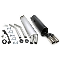 scarico sportivo completo bmw e28 e24 benzina con centrale