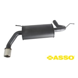 marmitta sportiva bmw f30 f31 singola uscita 76mm