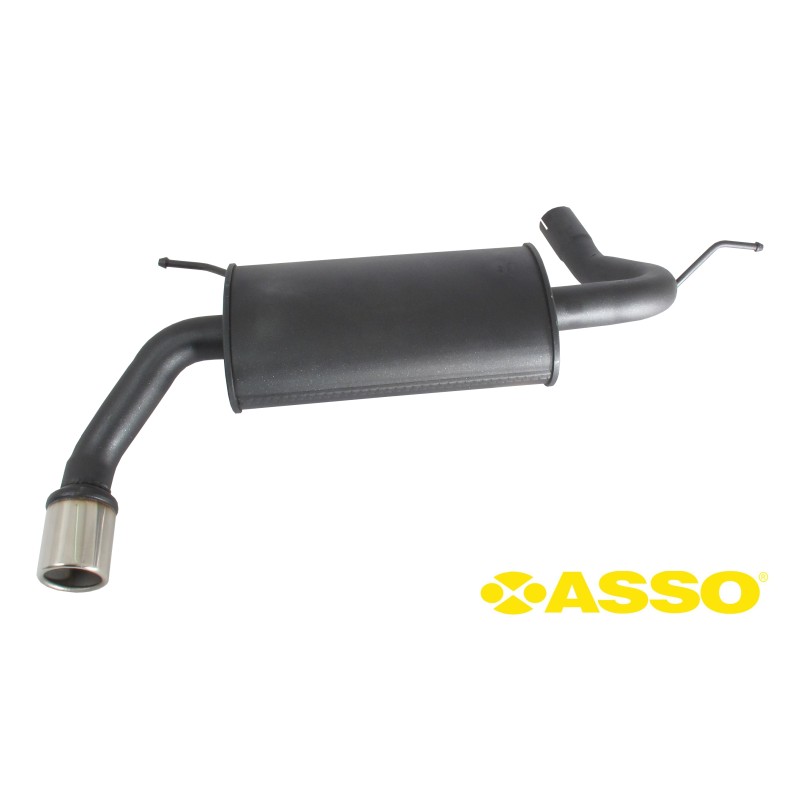 marmitta sportiva bmw f30 f31 singola uscita 76mm