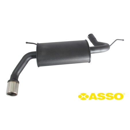 marmitta sportiva bmw f30 f31 singola uscita 76mm