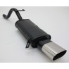 MARMITTA SPORTIVA FIAT GRANDE PUNTO USCITA OVALE 135 X 75mm