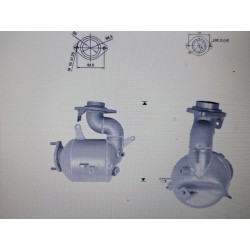 kat fap toyota yaris XP13M DAL 2011 AL 2021 CATALIZZATORE 1400CC