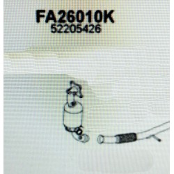 fap kat di ricambio per fiat panda 1000cc 6v dal 2020