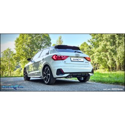 finale sportivo acciaio posteriore doppia uscita audi a1 207cv dal 2023