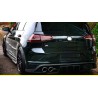 Scarico sportivo doppio 76mm per volkswagen golf VII